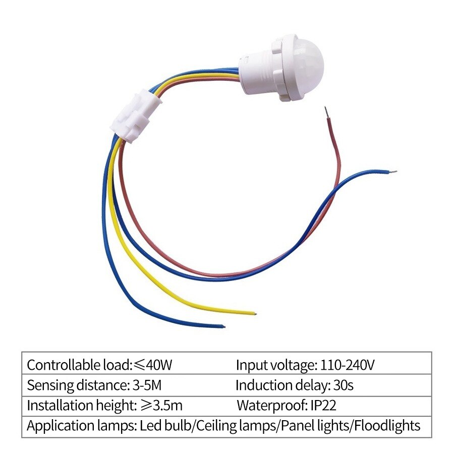 PIR Motion Sensor Detector Sma - Smart Home Furniture reseña y precio