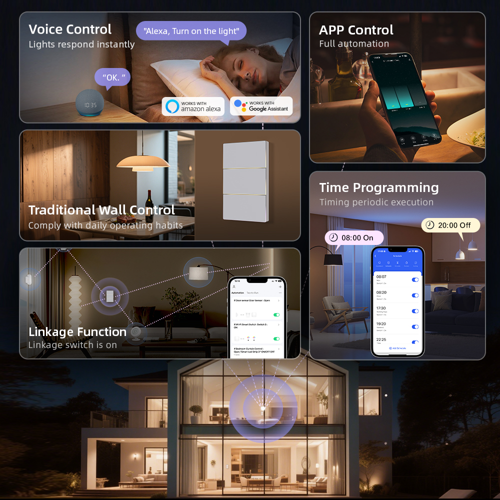 AVATTO 1/2/3/4 Gang WiFi Smart - Tuya Smart Switch reseña y precio