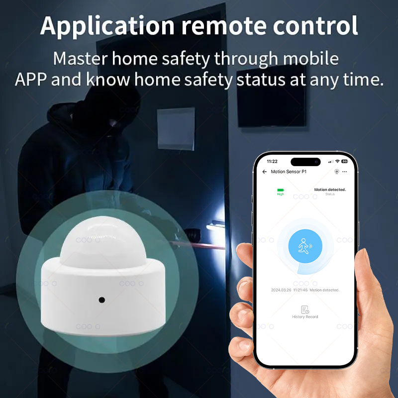 COOLO Zigbee 3.0 PIR Motion Se - Smart Home Security reseña y precio