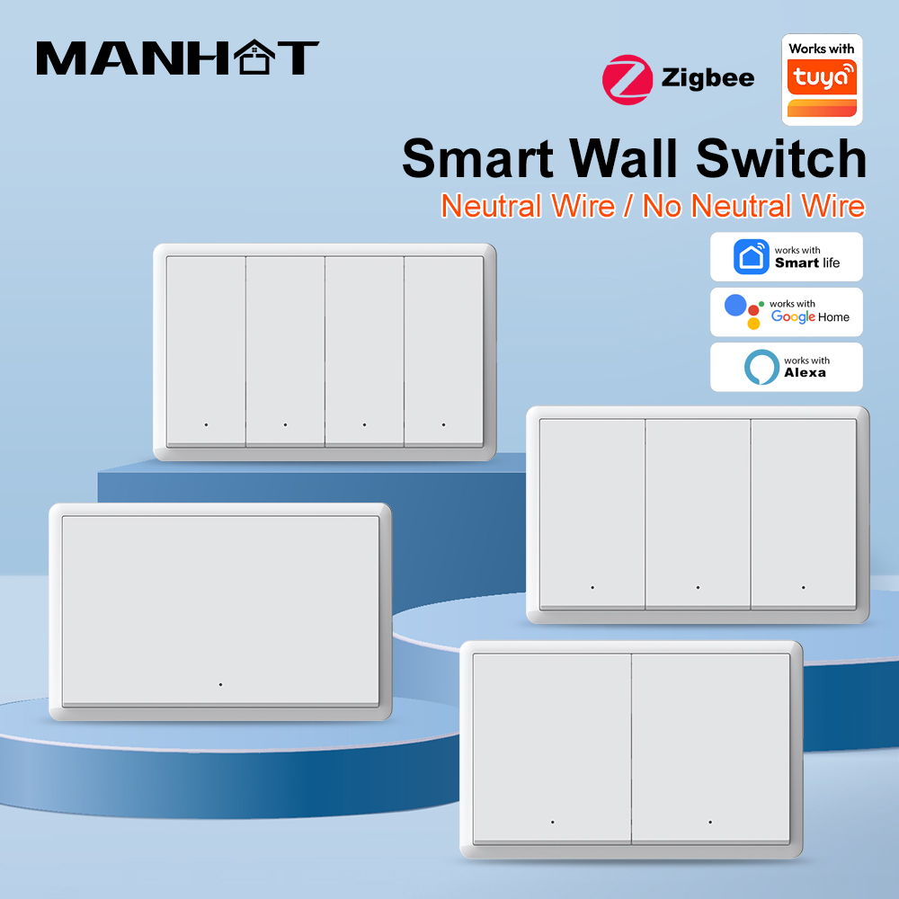 MANHOT ZigBee3.0 Smart Switch  - Tuya Smart Switch reseña y precio