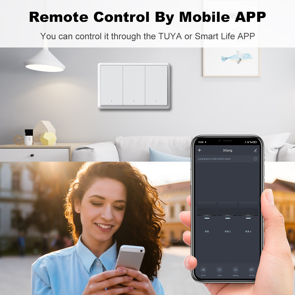 MANHOT ZigBee3.0 Smart Switch  - Tuya Smart Switch reseña y precio