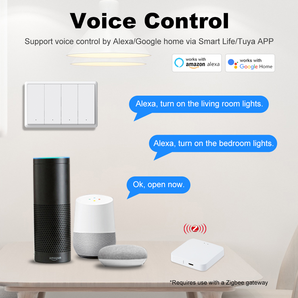 MANHOT ZigBee3.0 Smart Switch  - Tuya Smart Switch reseña y precio
