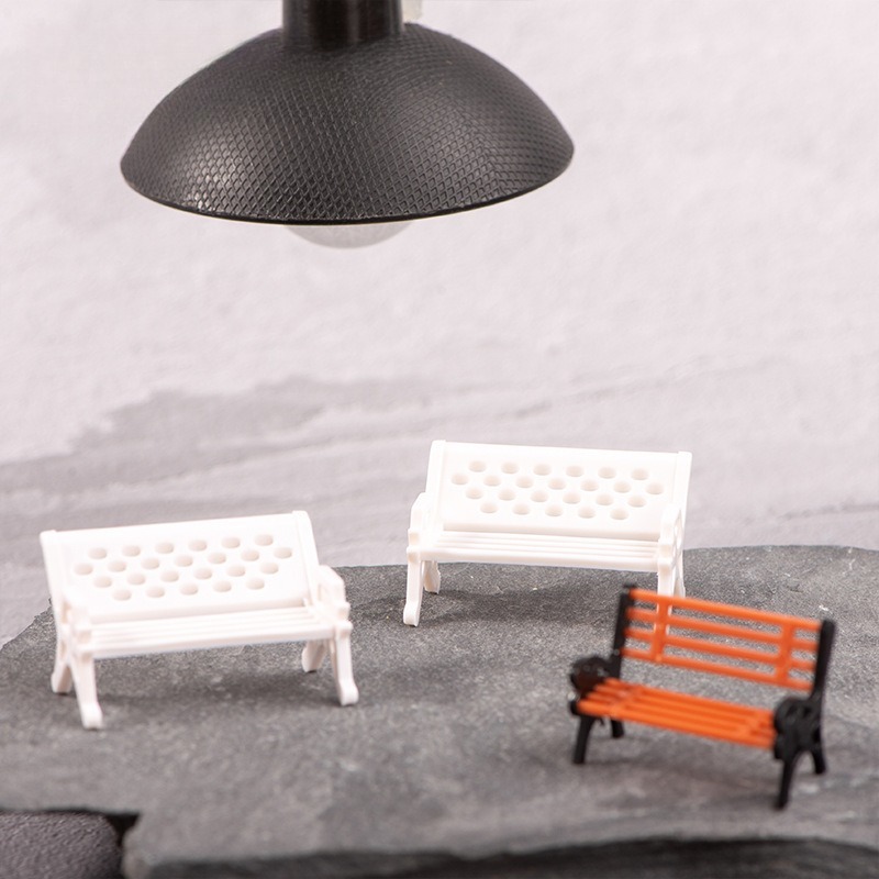 Mini Dollhouse Bench Park Rock - Smart Home Furniture reseña y precio