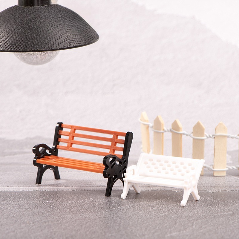 Mini Dollhouse Bench Park Rock - Smart Home Furniture reseña y precio