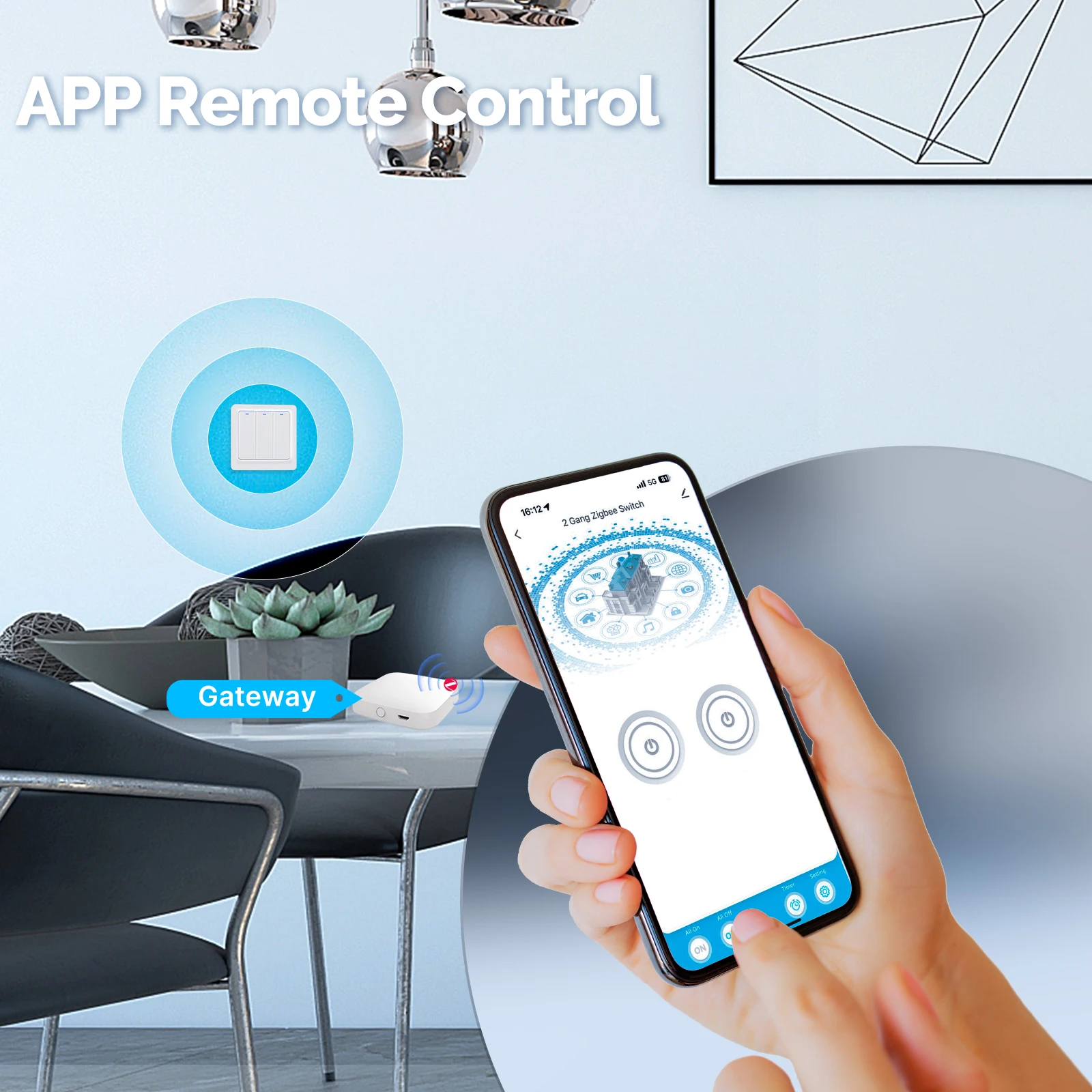 MOES ZigBee Smart Light Switch - Smart Home Voice Control reseña y precio