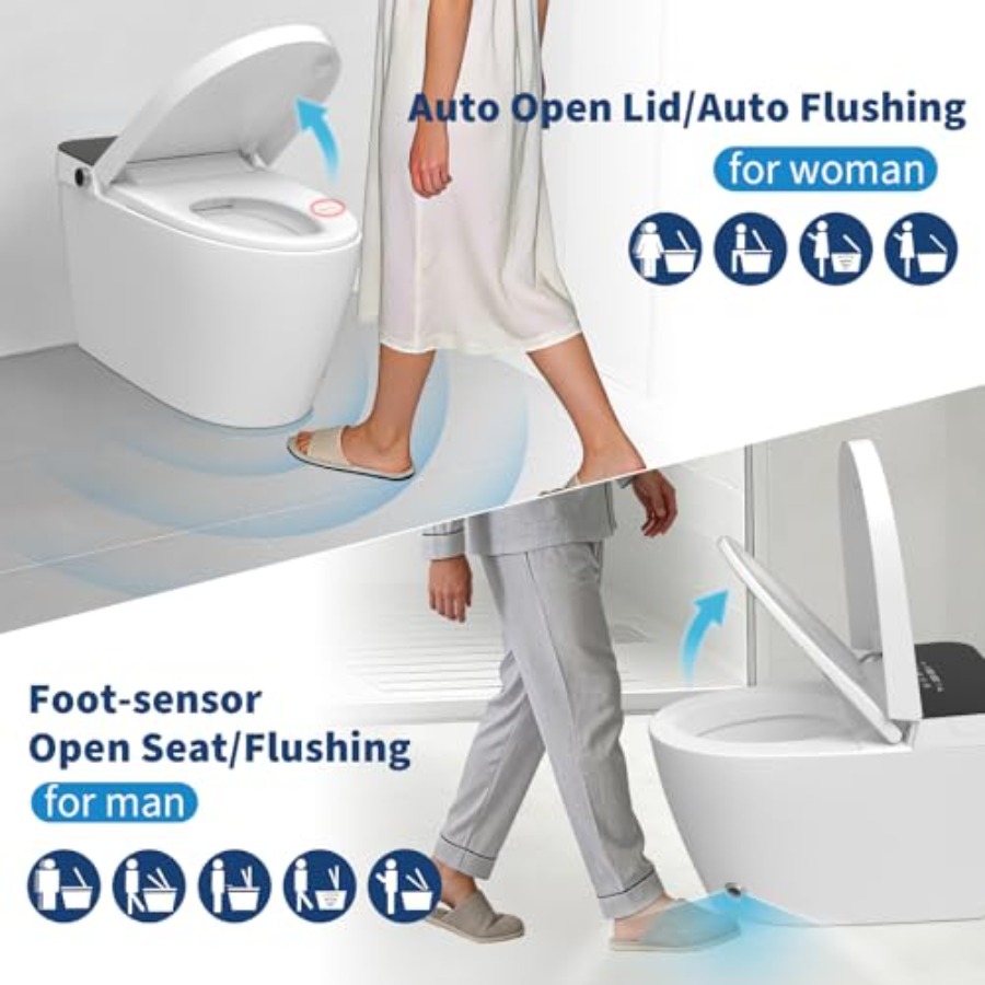 Smart toilet for home use, cer - Smart Home Uses reseña y precio