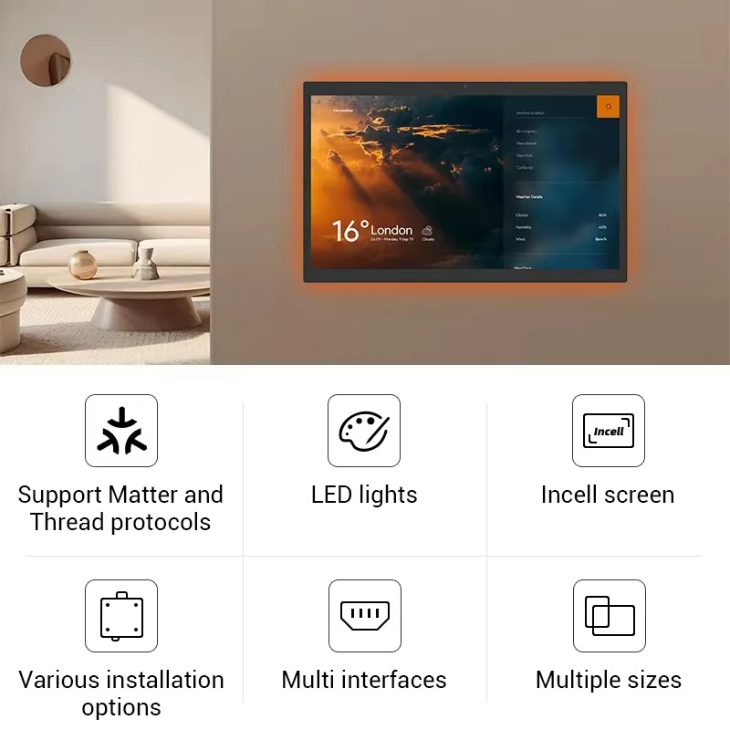 10.1 15.6 Inch Manual Android  - Smart Home Voice Control reseña y precio