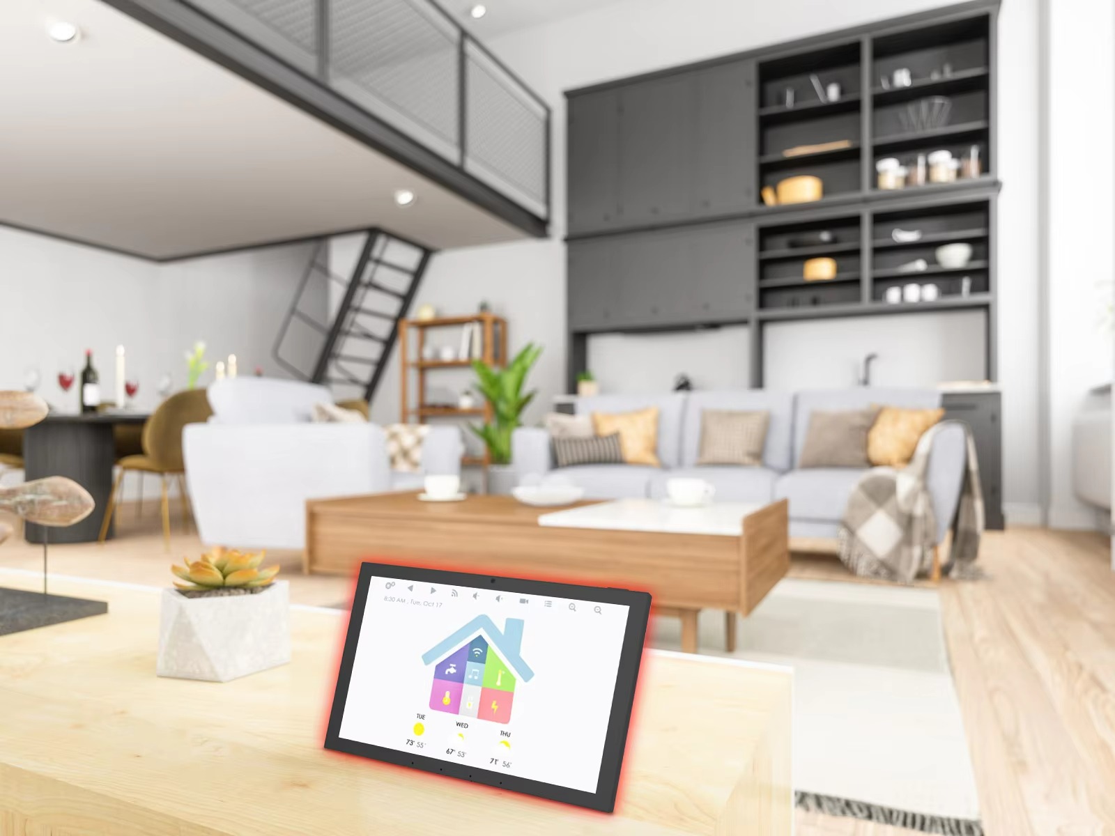 10.1 15.6 Inch Manual Android  - Smart Home Voice Control reseña y precio