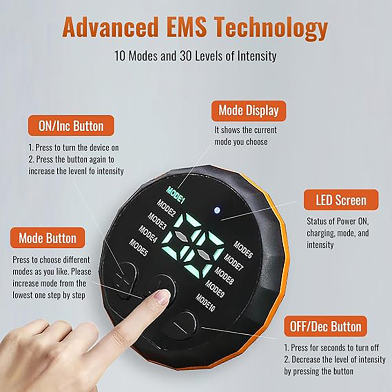 USB Recharge EMS Muscle Toner  - Smart Home Usb reseña y precio